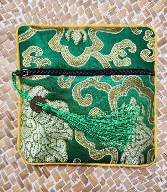 Oriental Satin pouch