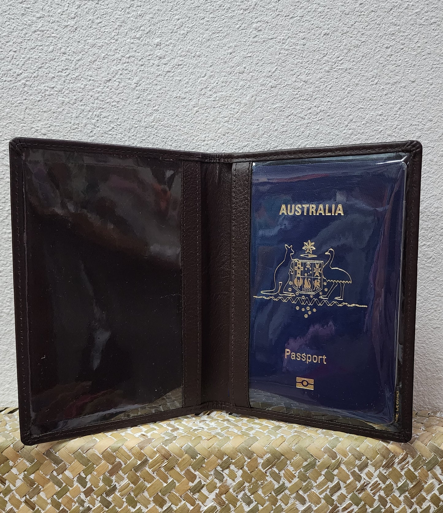Passport cover-Dark brown