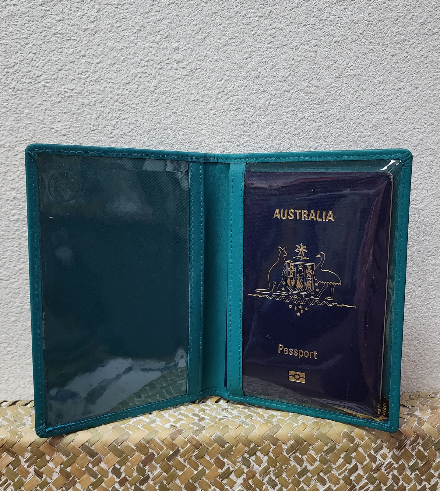 Passport cover -Teal