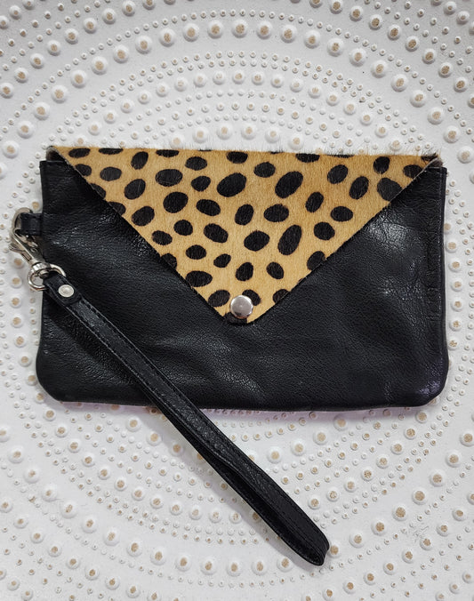 Leather & Hide clutch