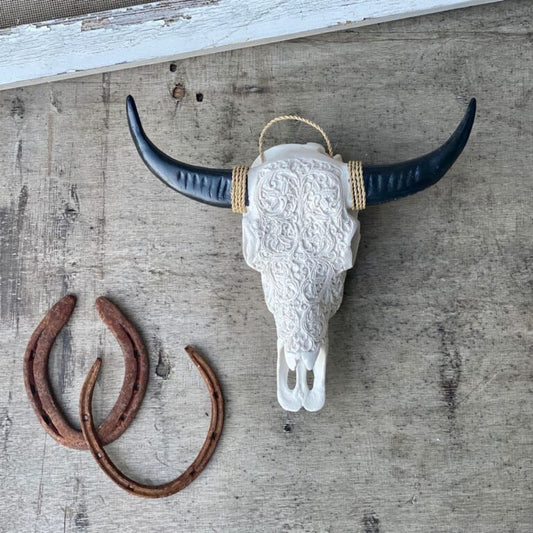 BOHO BUFFALO HEAD