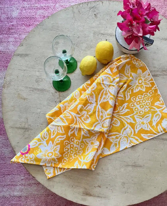 TEA TOWEL – SPICE ISLAND SAFFRON